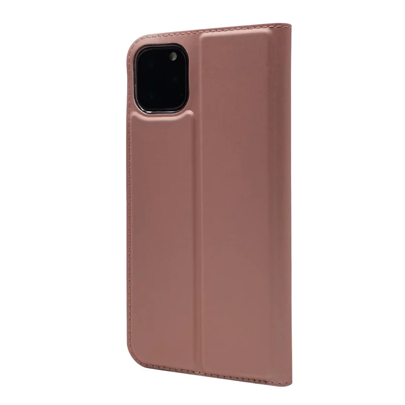 Magnetic Adsorption Leather with Card Slot Case for iPhone 11 Pro 5.8 inch - Rose Gold