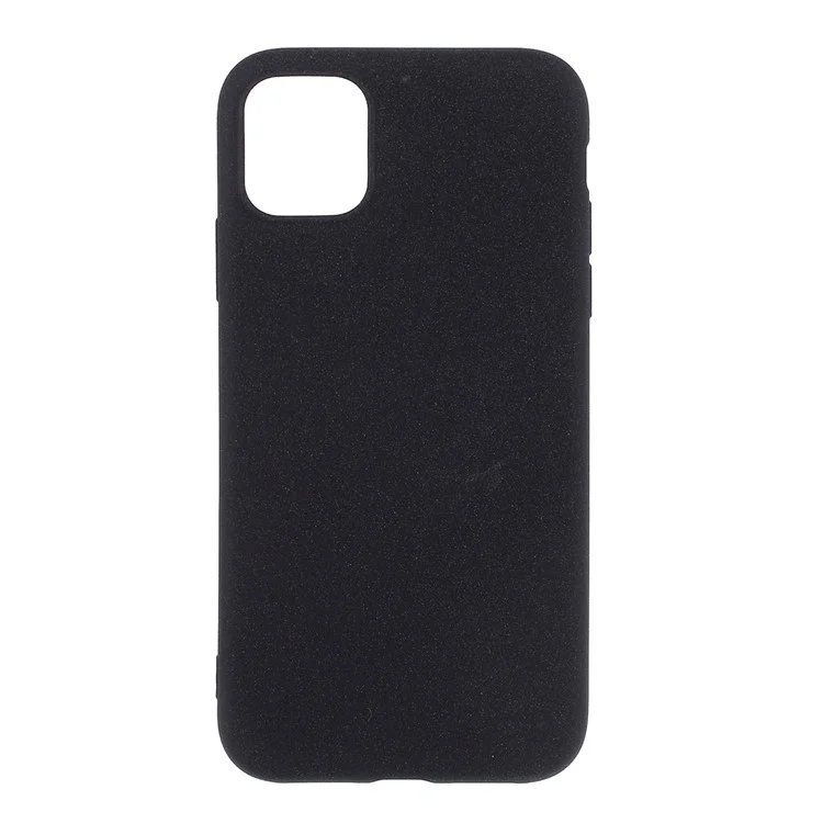 Copertina di Custodia TPU Opaca a Doppia Faccia Per Iphone 11 Pro Max 6,5 Pollici - Nero