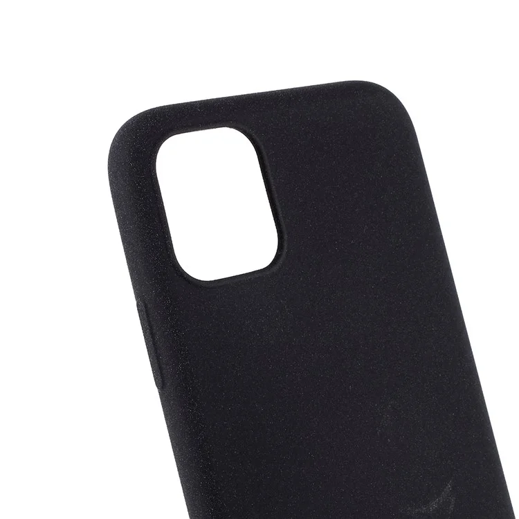 Copertina di Custodia TPU Opaca a Doppia Faccia Per Iphone 11 Pro Max 6,5 Pollici - Nero