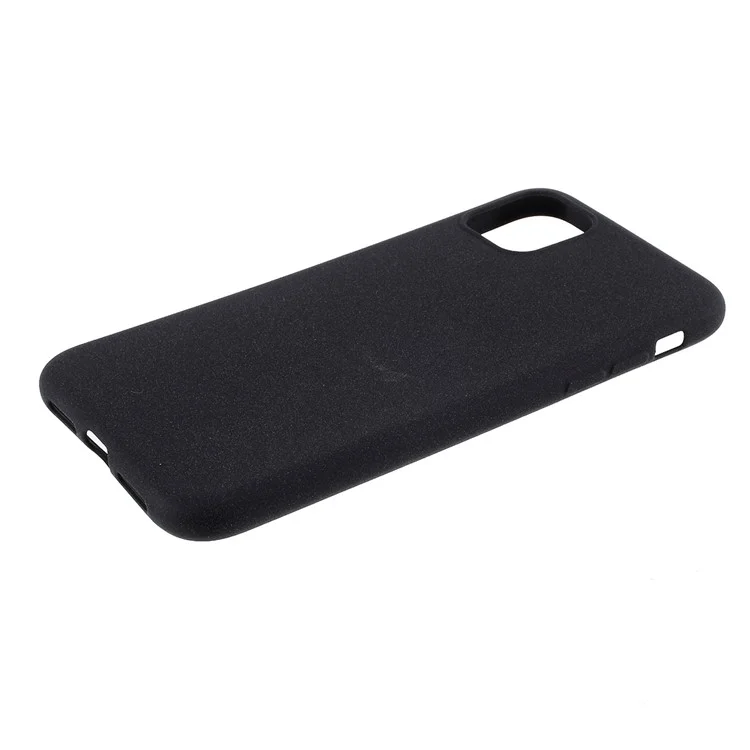 Tampa da Caixa TPU Fosca de Dupla Face Para Iphone 11 Pro Max 6,5 Polegadas - Preto