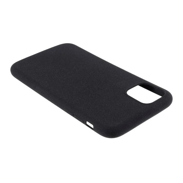 Copertina di Custodia TPU Opaca a Doppia Faccia Per Iphone 11 Pro Max 6,5 Pollici - Nero