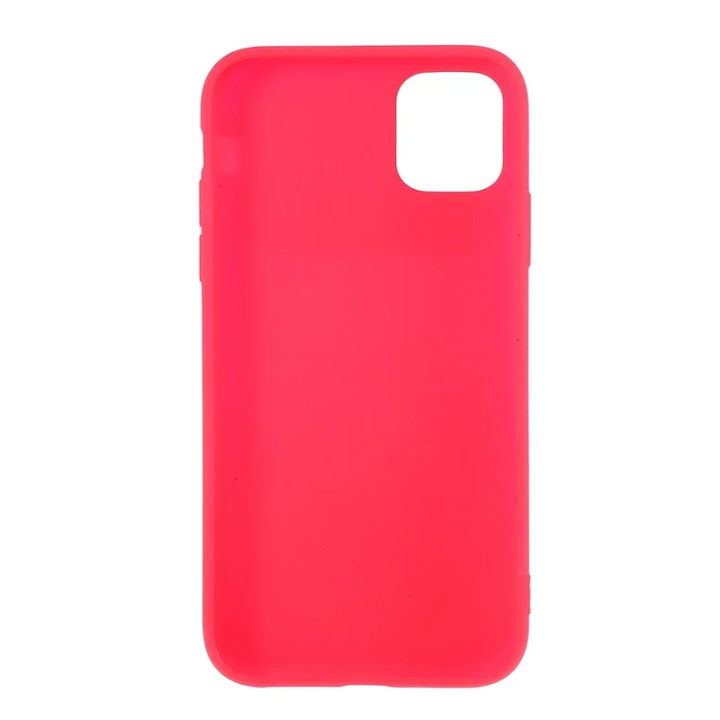 Double-sided Matte TPU Case Cover for iPhone 11 Pro Max 6.5 inch - Red