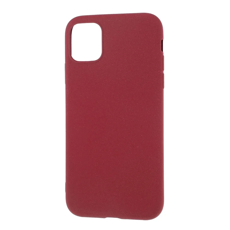 Double-sided Matte TPU Case Cover for iPhone 11 Pro Max 6.5 inch - Wine Red
