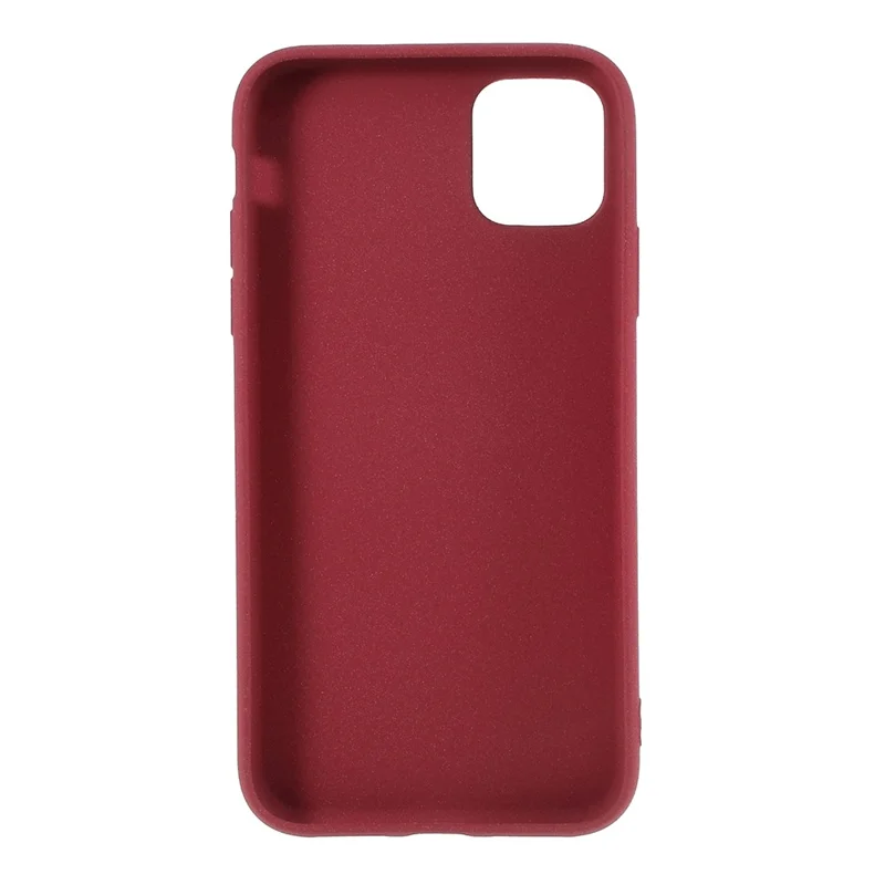 Double-sided Matte TPU Case Cover for iPhone 11 Pro Max 6.5 inch - Wine Red