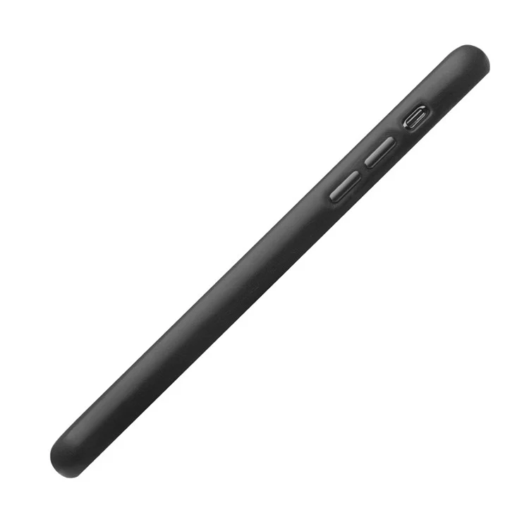 Coque pour iPhone 11 Pro Max 6,5 pouces QIALINO en cuir véritable - Noir