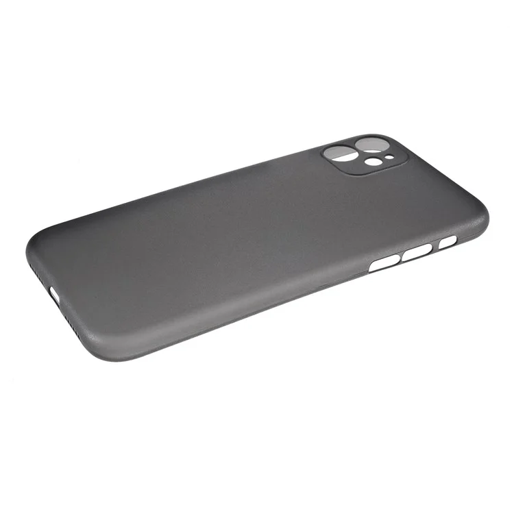 Ultra-thin Plastic Mobile Phone Case for iPhone 11 6.1-inch - Grey