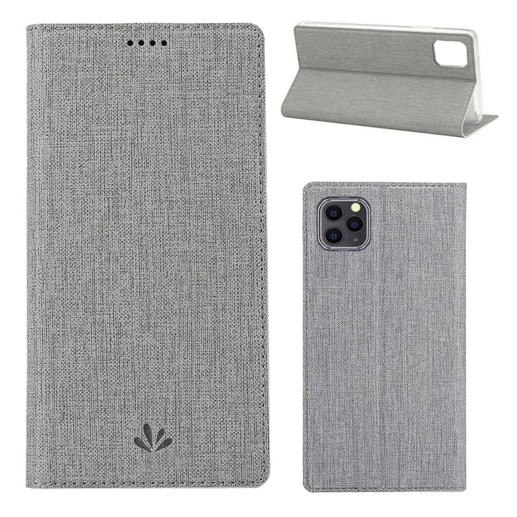 Vili DMX Cross Texture Stand Case с Слотом Для Iphone 11 Pro Max 6,5 Дюйма - Серый