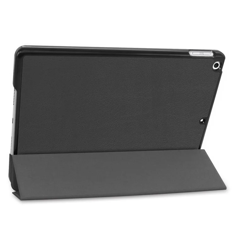 ENKAY HAT PRINCE Smart Leather Cover Shell with Tri-fold Stand Casing for iPad 10.2 (2021)/(2020)/(2019) - Black