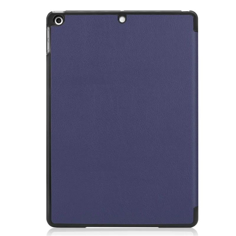 ENKAY HAT PRINCE Smart Leather Cover Shell with Tri-fold Stand Casing for iPad 10.2 (2021)/(2020)/(2019) - Dark Blue