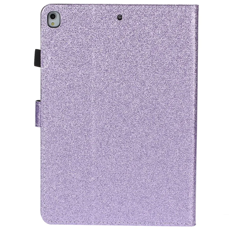 Glitter Shiny Sparkle Leather Flip Stand Cover Protective Tablet Case with Auto Sleep/Wake for iPad 10.2 (2021) / (2020) / (2019)- Purple