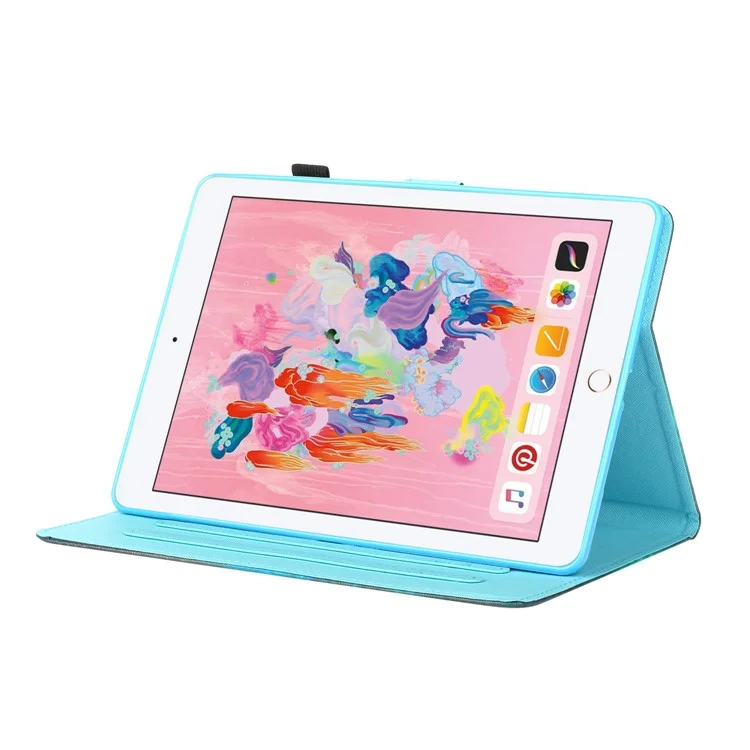 Impressão da Carcaça de Tablet de Couro PU PU Para Ipad 10.2 (2021)/(2020)/(2019) - Elefante