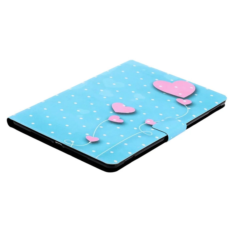 Pattern Printing PU Leather TPU Stand Tablet Casing with Card Slots for iPad 10.2 (2021)/(2020)/(2019) - Love Heart