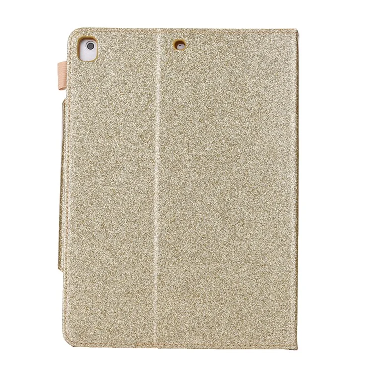 Metallschnalle Blitzpulver Brieftasche Lederständer Für Ipad 10.2 (2021)/(2020)/(2019)/Pro 10,5 Zoll (2017)/Air 10.5 Zoll (2019) - Gold