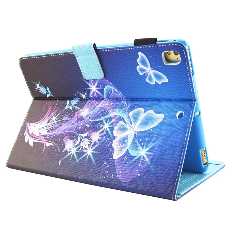 Patterned PU Leather Stand Tablet Case for Apple iPad 10.2 (2021)/(2020)/(2019)/Pro 10.5-inch (2017)/Air 10.5 inch (2019) - Dream Butterfly