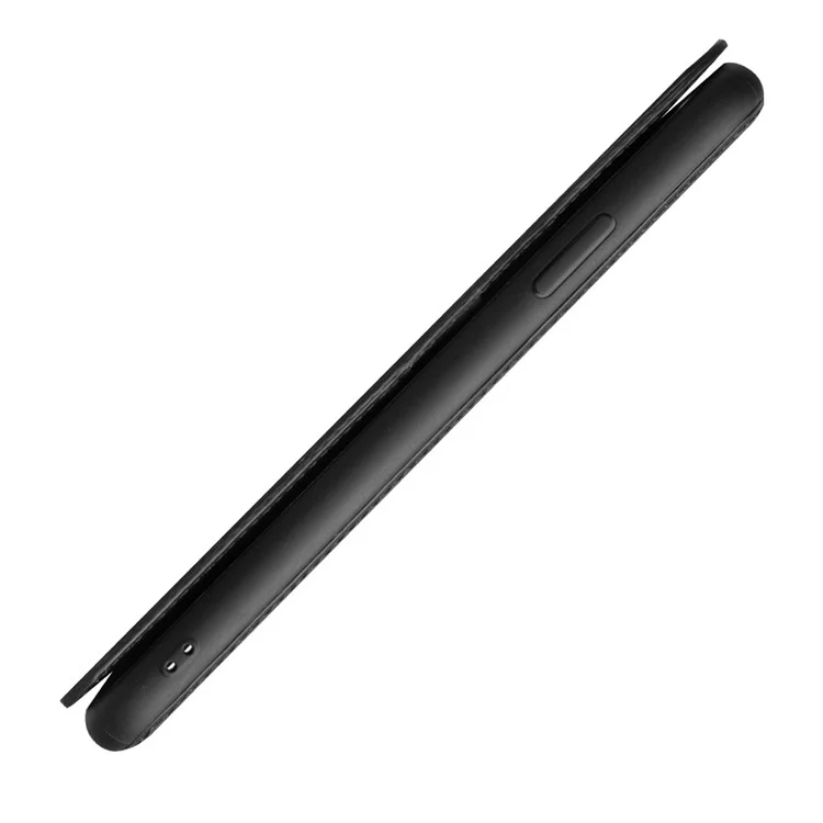 QIALINO Für iPhone 11 Pro 5.8 Zoll Top-Rindsleder-Handyhülle Brieftasche Vollschutz Folio Klapphülle - Schwarz