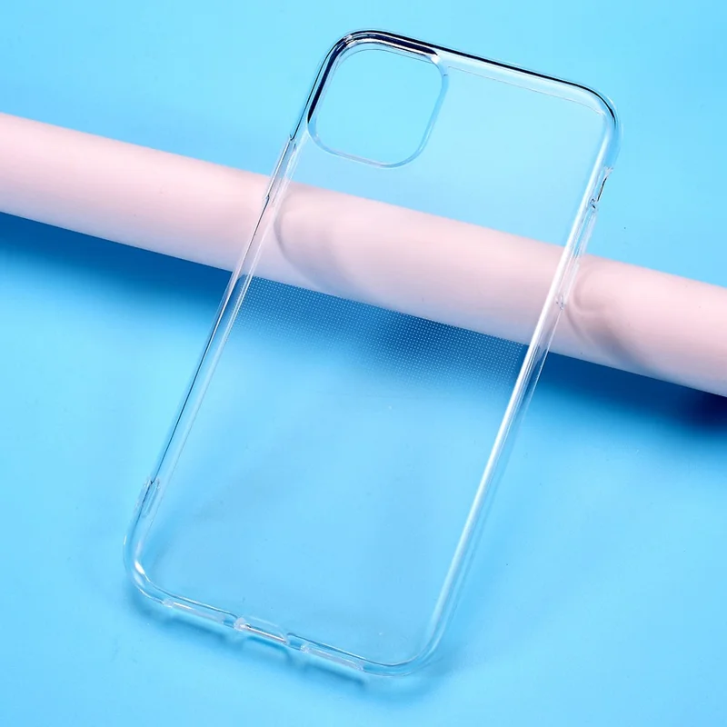 Transparent Non-Slip Inner Thicken Soft TPU Case for iPhone 11 6.1-inch