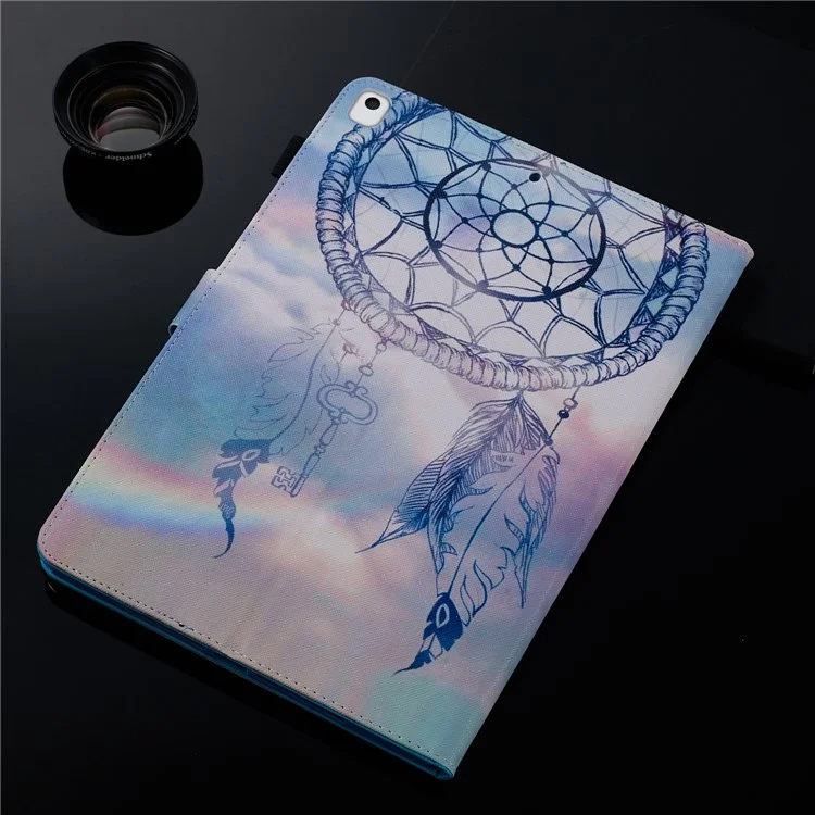Pattern Printing Leather Wallet Stand Tablet Case for iPad 10.2 (2021)/(2020)/(2019) - Dream Catcher