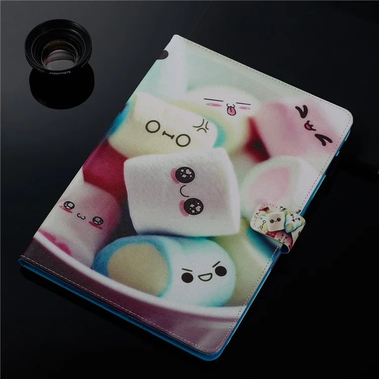 Pattern Printing Leather Wallet Stand Tablet Case for iPad 10.2 (2021)/(2020)/(2019) - Spun Sugar