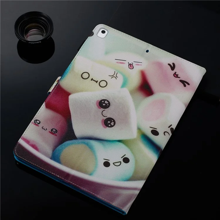 Pattern Printing Leather Wallet Stand Tablet Case for iPad 10.2 (2021)/(2020)/(2019) - Spun Sugar
