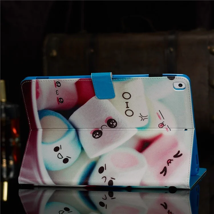 Pattern Printing Leather Wallet Stand Tablet Case for iPad 10.2 (2021)/(2020)/(2019) - Spun Sugar