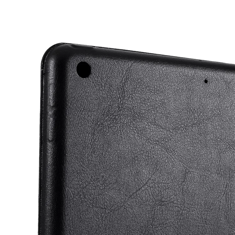 PU Leather Trifold Folio Shockproof Stand Cover Case for iPad 10.2 (2021) / (2020) / (2019) - Black