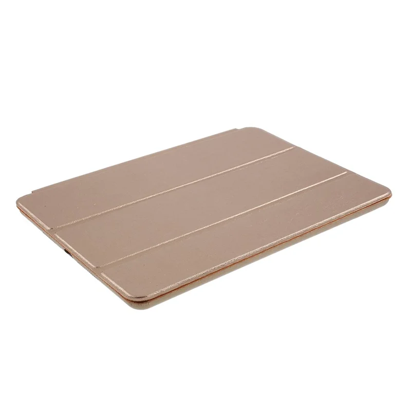pu Leather Trifold Folio Shock Protip Cover Case Para Ipad 10.2 (2021) /(2020) /(2019) - Oro