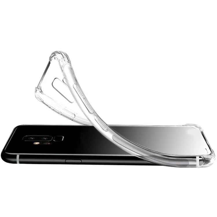 IMAK Silky Anti-drop TPU Soft Shell + Screen Protector Film for iPhone 11 6.1 inch (2019) - Transparente