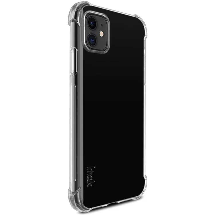 IMAK Silky Anti-drop TPU Soft Shell + Screen Protector Film for iPhone 11 6.1 inch (2019) - Transparente