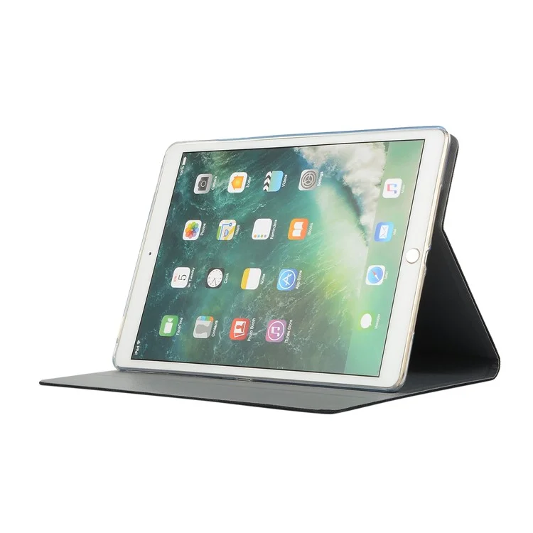 JFPTC -stoff Textur Smart Stand Leder Tablet Hülle Für Ipad 10.2 (2021)/(2020)/(2019) - Schwarz