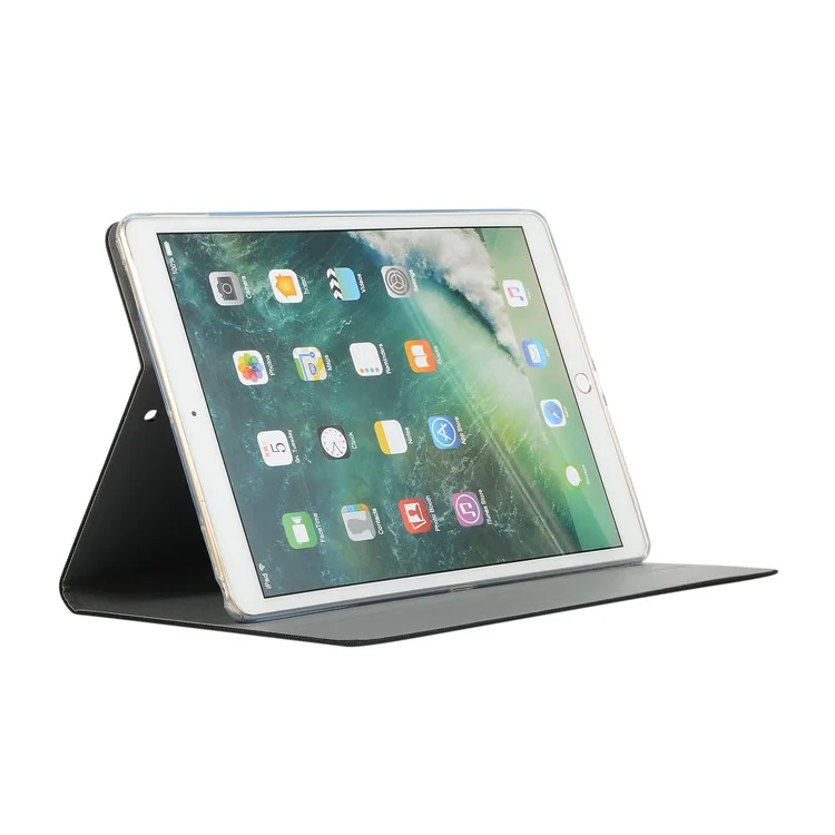 JFPTC Cloth Texture Smart Stand Leather Tablet Case Shell für iPad 10.2 (2021)/(2020)/(2019) - Schwarz