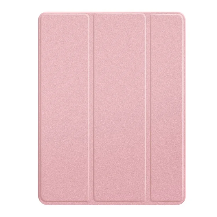 Tri-fold Stand Smart Wake/Sleep Leather Case [con Scanalatura di Archiviazione a Matita Apple] Per Ipad 10.2 (2021)/(2020)/(2019)/air 10,5 Pollici (2019) / Pro 10,5 Pollici (2017) - Oro Rosa