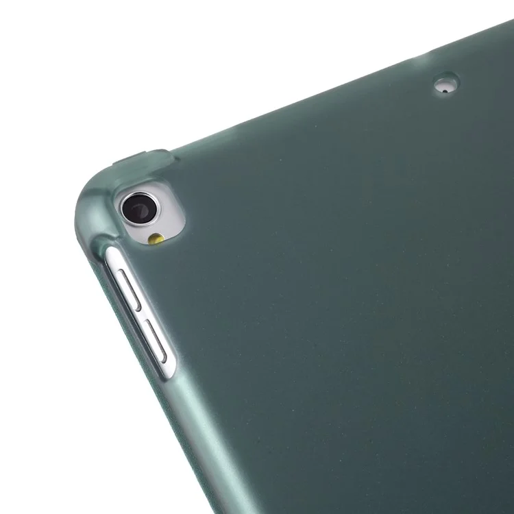 Tri-fold Stand Smart Wake/Sleep Leather Case [with Apple Pencil Storage Groove] for iPad 10.2 (2021)/(2020)/(2019)/ Air 10.5 inch (2019) / Pro 10.5-inch (2017) - Dark Green
