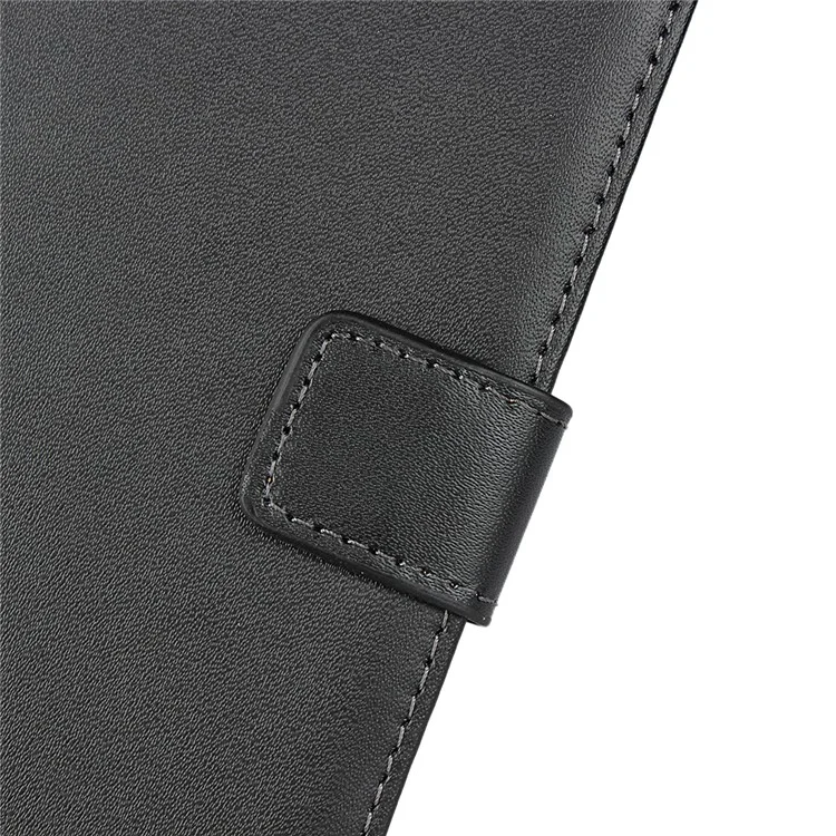Para iPhone 11 Pro de 5,8 pulgadas Funda de teléfono de Cuero Genuino + PC Cartera Soporte Protección Completa Folio Flip Cubierta Protectora