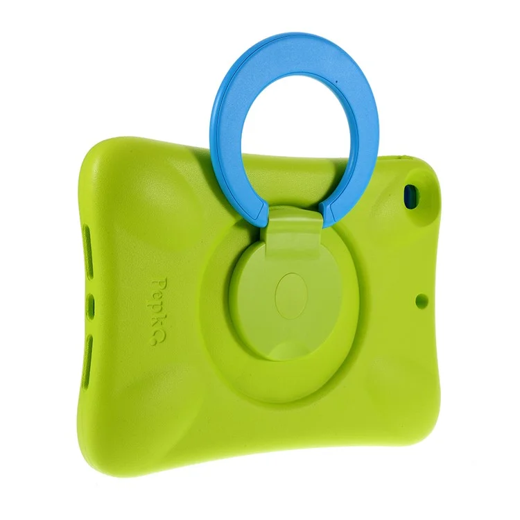 PEPKOO Shock-proof 360° Swivel Kickstand EVA Tablet Case for iPad 10.2 (2020)/(2019) - Green