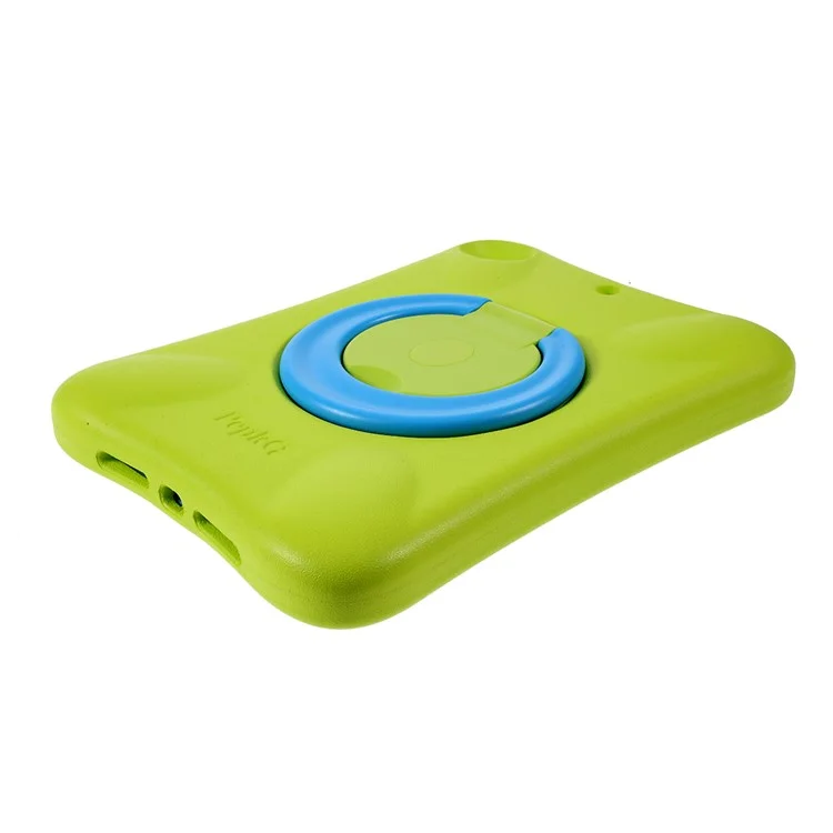 PEPKOO Shock-proof 360° Swivel Kickstand EVA Tablet Case for iPad 10.2 (2020)/(2019) - Green