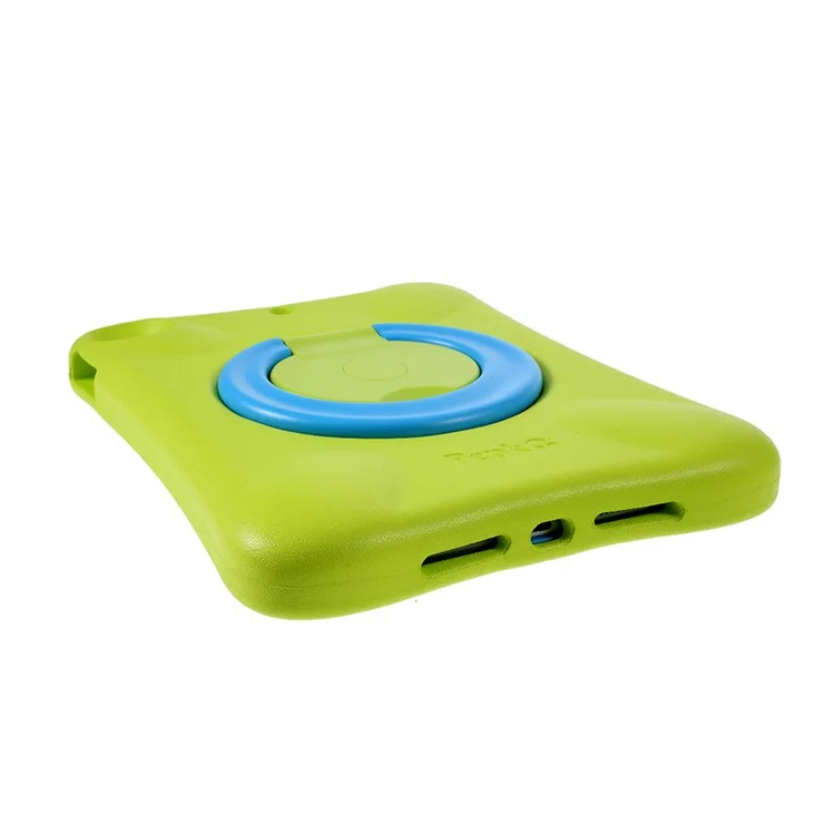 PEPKOO Shock-proof 360° Swivel Kickstand EVA Tablet Case for iPad 10.2 (2020)/(2019) - Green