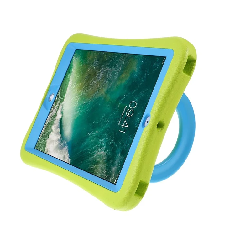 PEPKOO Shock-proof 360° Swivel Kickstand EVA Tablet Case for iPad 10.2 (2020)/(2019) - Green