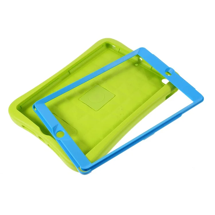 PEPKOO Shock-proof 360° Swivel Kickstand EVA Tablet Case for iPad 10.2 (2020)/(2019) - Green