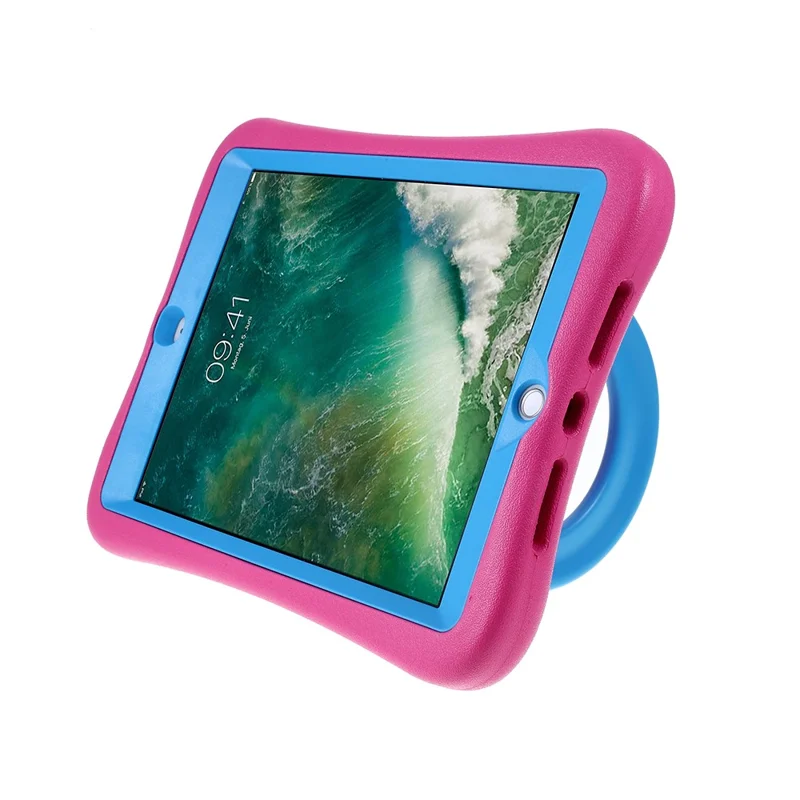 Pepkoo A Prueba De Choques 360 ° Swivel KickStand EVA Tablet Funda Para IPad 10.2 (2020) / (2019) - Rosa