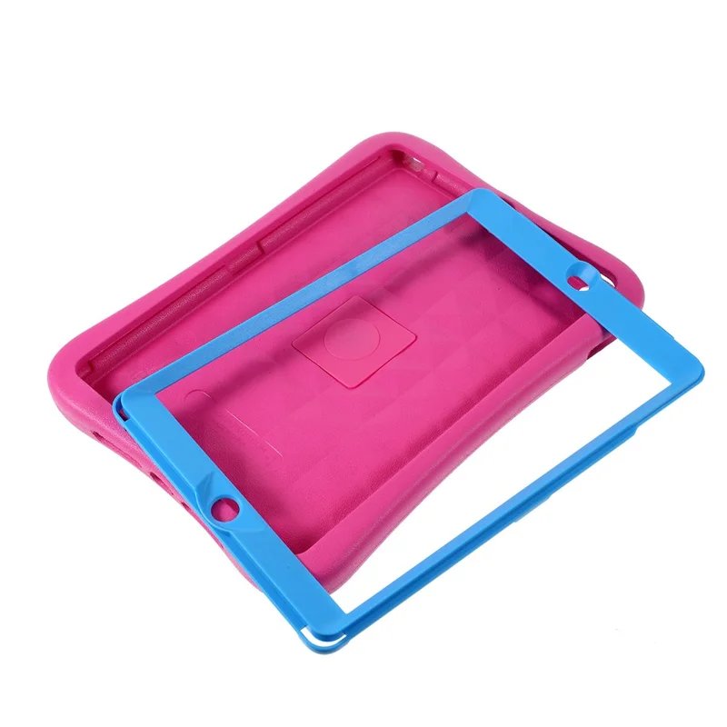 Pepkoo A Prueba De Choques 360 ° Swivel KickStand EVA Tablet Funda Para IPad 10.2 (2020) / (2019) - Rosa