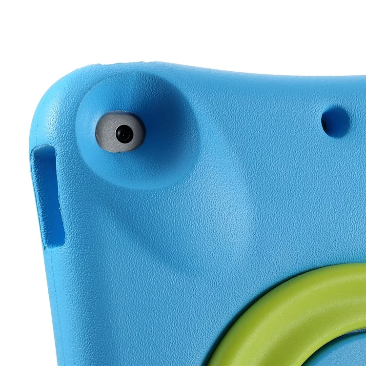 Pepkoo Stoßfest 360 ° Swivel Kickstand EVA Tablet-Hülle Für IPad 10.2 (2020) / (2019) - Blau