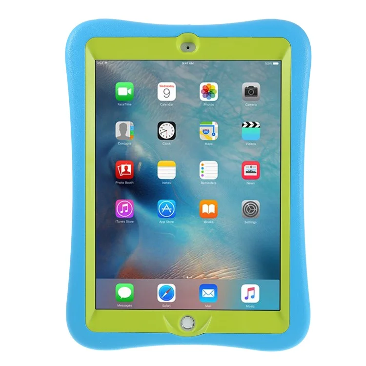 Pepkoo Stoßfest 360 ° Swivel Kickstand EVA Tablet-Hülle Für IPad 10.2 (2020) / (2019) - Blau