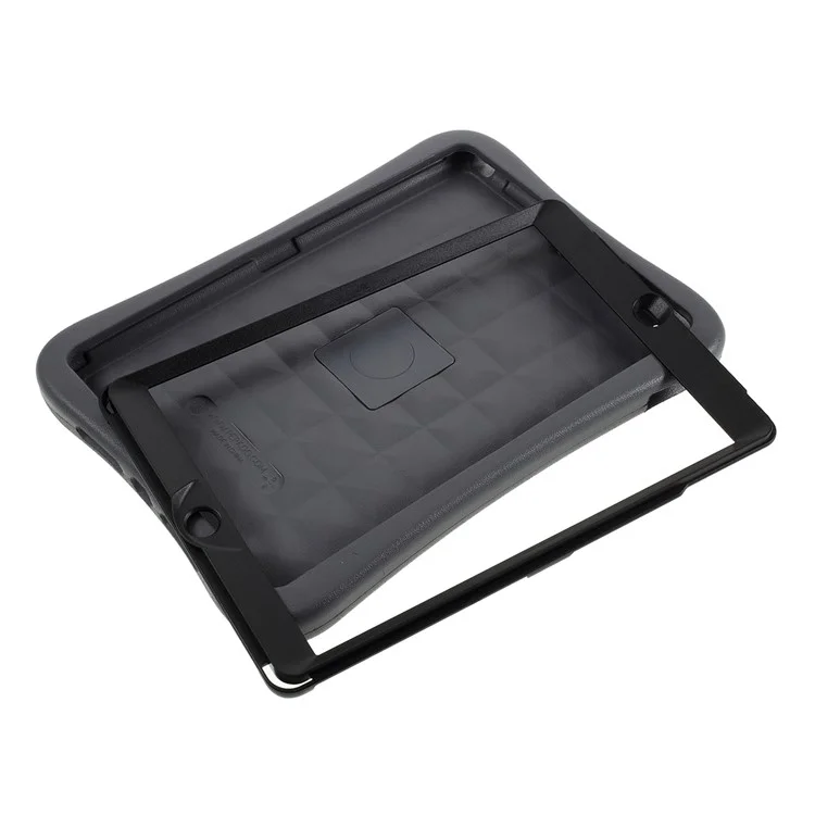 PEPKOO stoßfeste 360° Schwenkbare Ständer EVA Tablet-Hülle für iPad 10.2 (2020)/(2019) - Schwarz