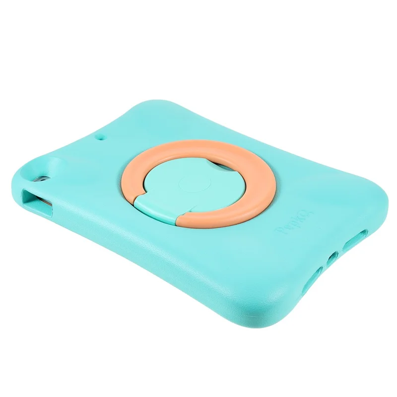 PEPKOO Shock-proof 360° Swivel Kickstand EVA Tablet Case for iPad 10.2 (2020)/(2019) - Light Green