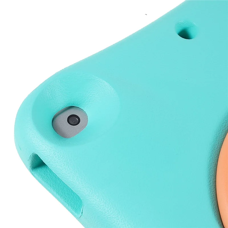 PEPKOO Shock-proof 360° Swivel Kickstand EVA Tablet Case for iPad 10.2 (2020)/(2019) - Light Green