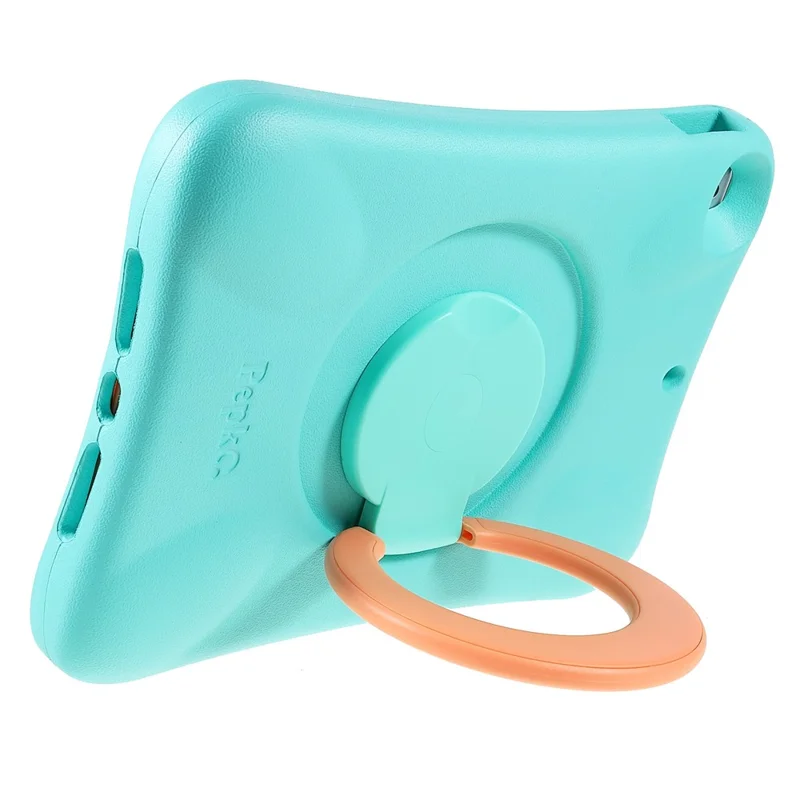 PEPKOO Shock-proof 360° Swivel Kickstand EVA Tablet Case for iPad 10.2 (2020)/(2019) - Light Green