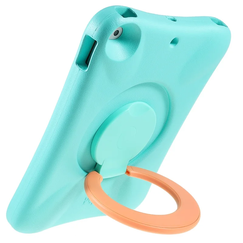 PEPKOO Shock-proof 360° Swivel Kickstand EVA Tablet Case for iPad 10.2 (2020)/(2019) - Light Green