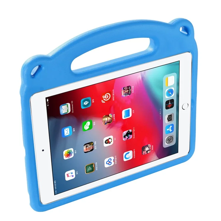 Panda Pattern EVA Shockproof Tablet Case with Kickstand for iPad 10.2 (2021)/(2020)/(2019) - Blue