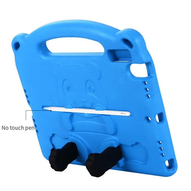 Panda Patrón EVA Choque de la Tableta a Prueba de Choques Con Kickstand Para Ipad 10.2 (2021)/(2020)/(2019) - Azul