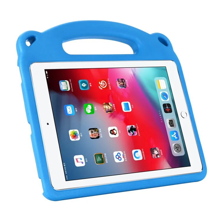 Panda Pattern EVA Shockproof Tablet Case with Kickstand for iPad 10.2 (2021)/(2020)/(2019) - Blue